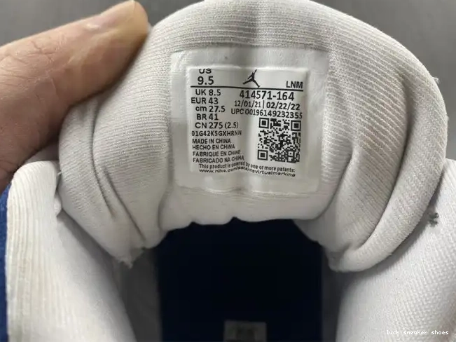 Reps LUCY Jordan 414571-164 Air French Blue 13 0601